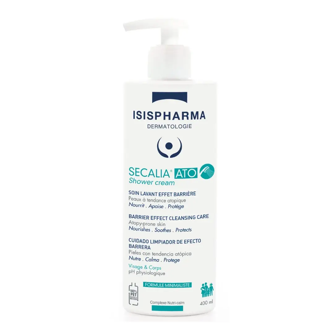 Crema de curatare pentru pielea atopica Secalia ATO Shower cream, 400 ml, IsisPharma