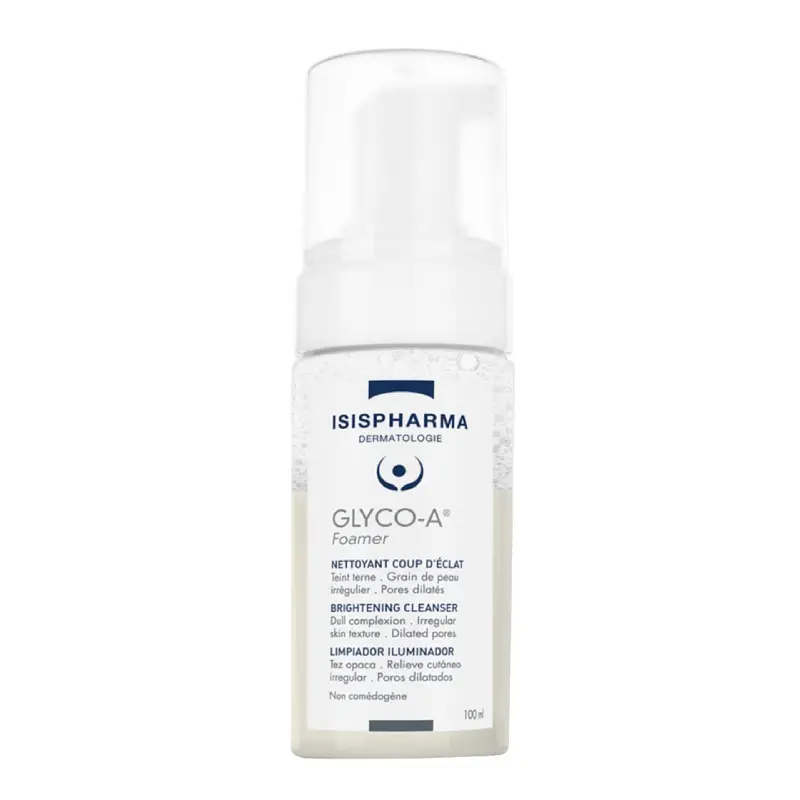 Spuma de curatare iluminatoare Glyco-A, 100 ml, IsisPharma