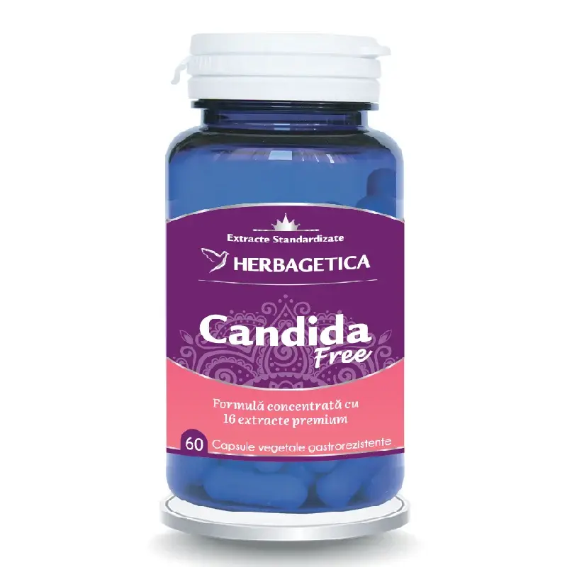 Candida Free, 60 capsule, Herbagetica
