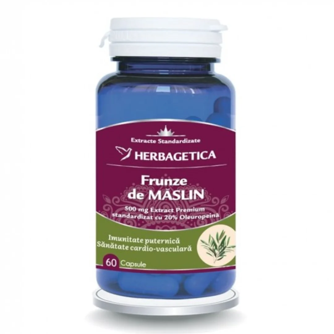 Frunze de Maslin, 60 capsule, Herbagetica