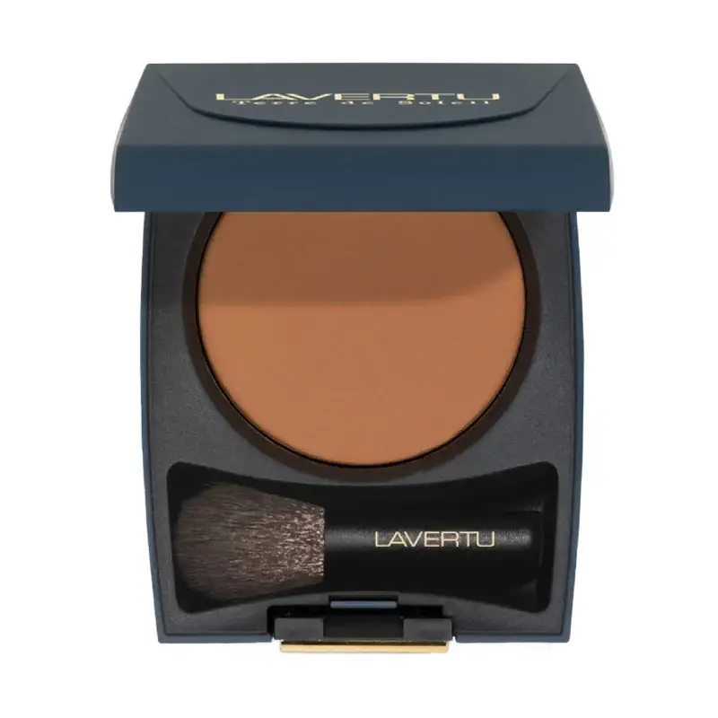 Pudra bronzanta pentru ten, Terre de soleil, 02, 12g, Lavertu