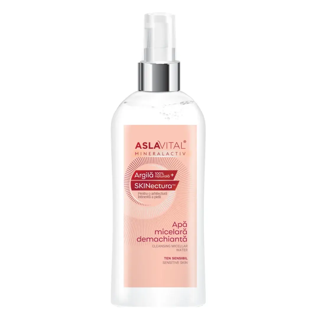 Apa micelara demachianta, ten sensibil, 150ml, Aslavital