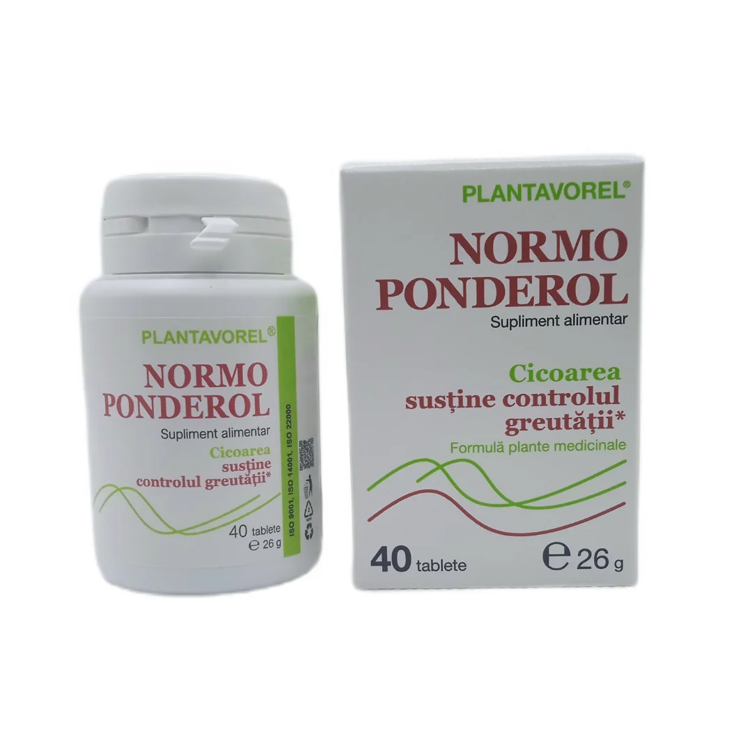 Normoponderol, 40 comprimate, Plantavorel