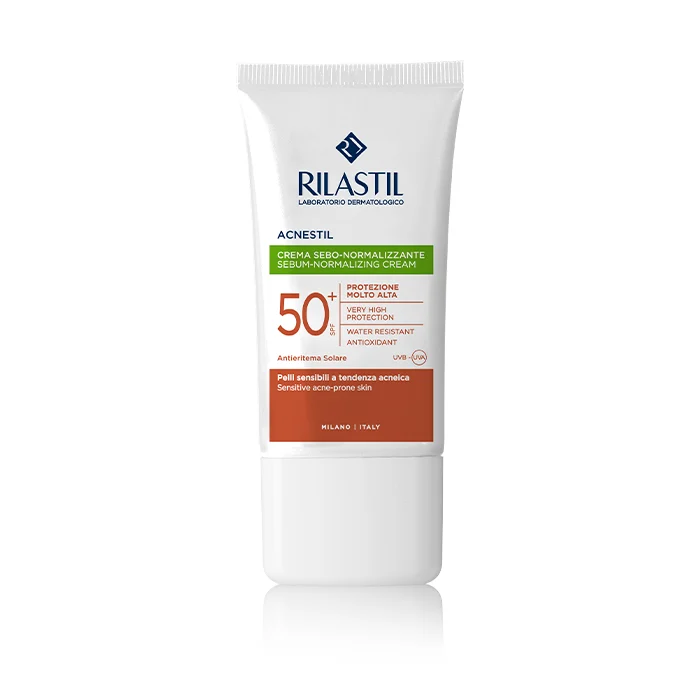 Crema seboregulatoare Acnestil cu SPF 50+ Sun System, 40ml, Rilastil