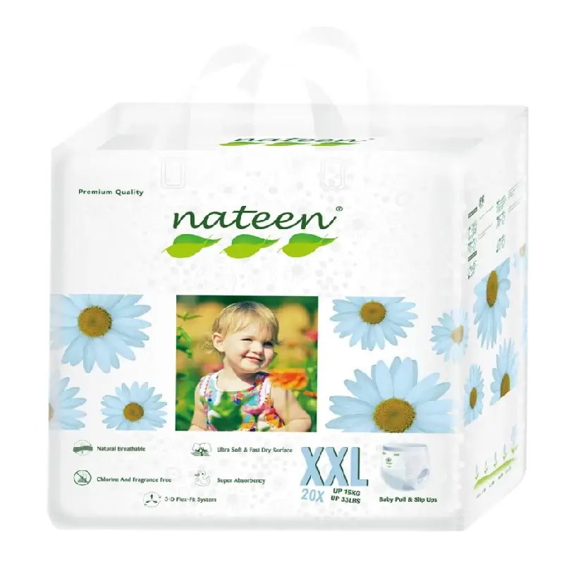 Scutece Pants Premium Line, 3D Flex&Fit, 15kg+, Nr.6, 20 bucati, Nateen