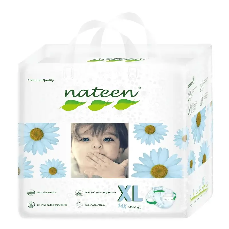 Scutece hipoalergenice Flex&Fit Premium, XL, Nr.5, 10-20kg, 14 bucati, Nateen