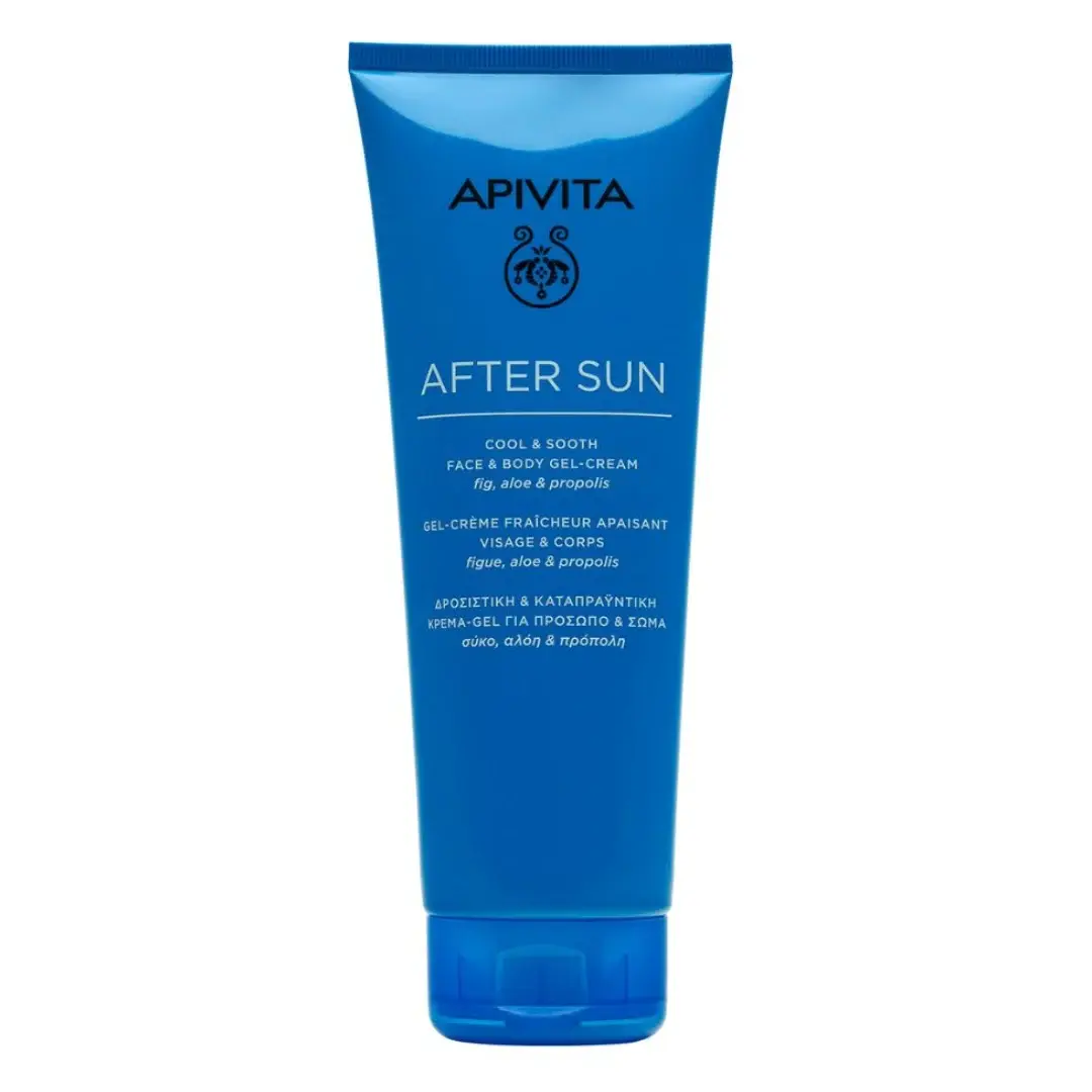 Gel-crema dupa expunerea la soare, After Sun, 200ml, Apivita