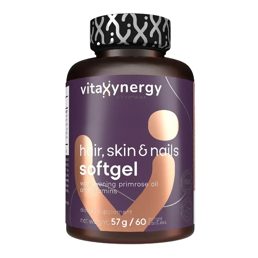 Vitamine pentru par piele si unghii, 60 capsule moi, Vitaxynergy