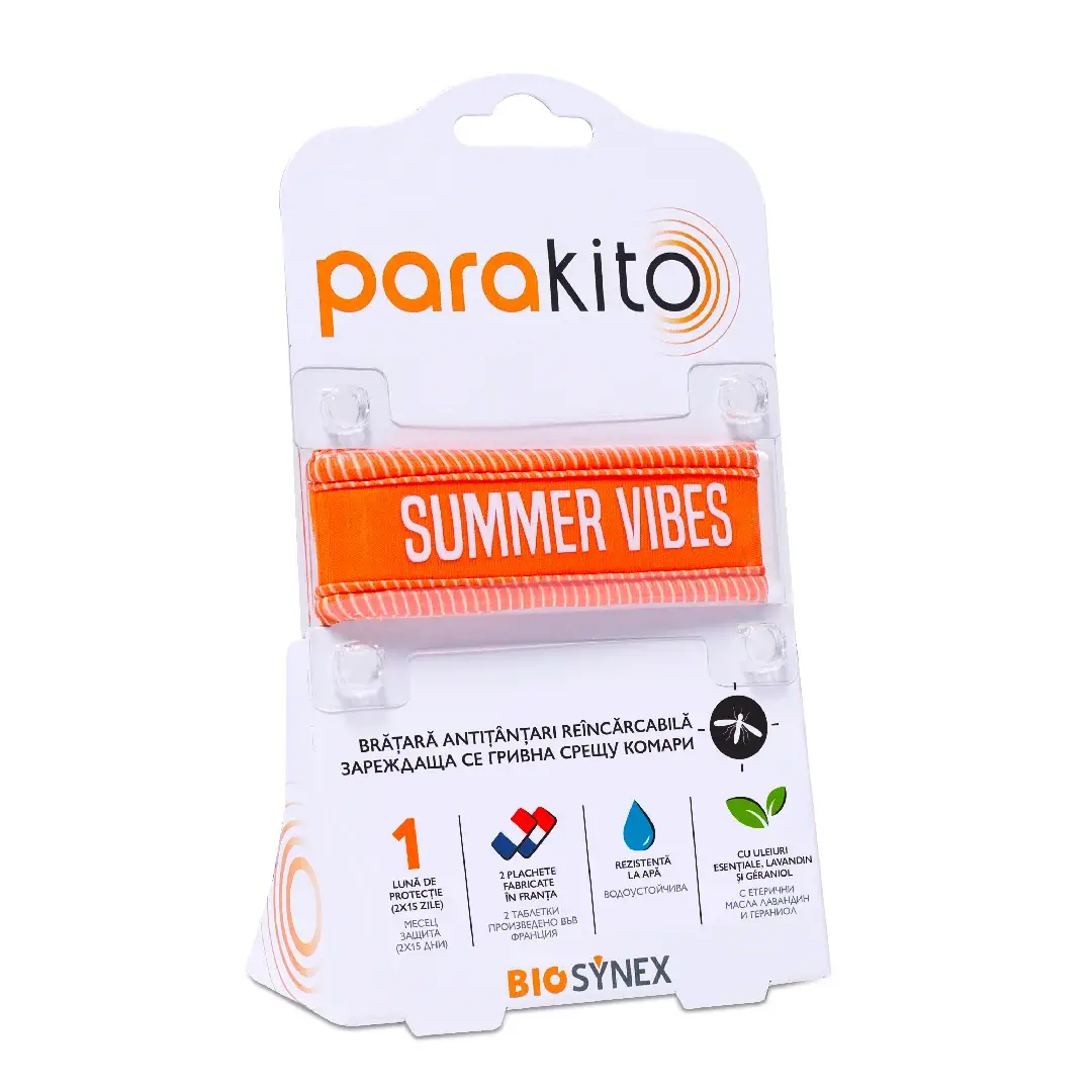 Bratara tantari Summer Vibes, 2 rezerve, Parakito