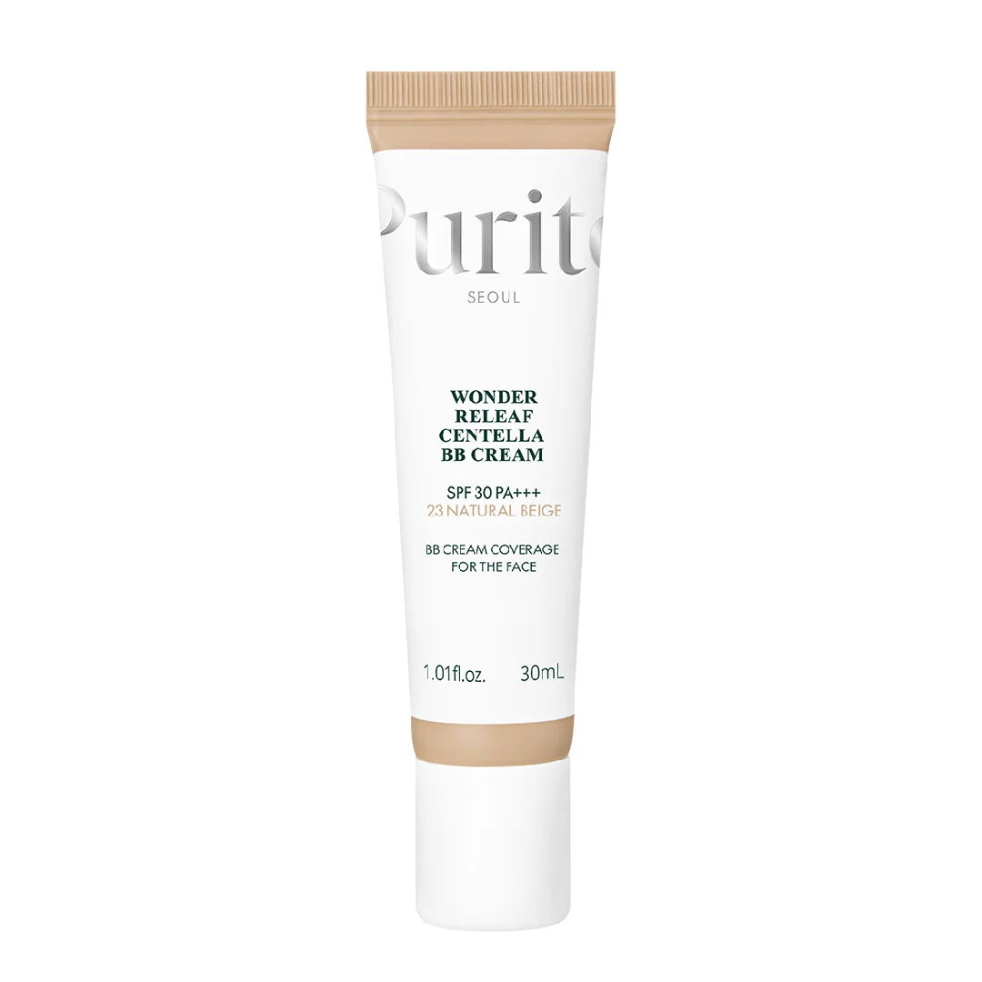 Crema BB multifunctionala cu SPF 30 PA+++, 23 Natural Beige, Wonder Releaf Centella, 30 ml, Purito