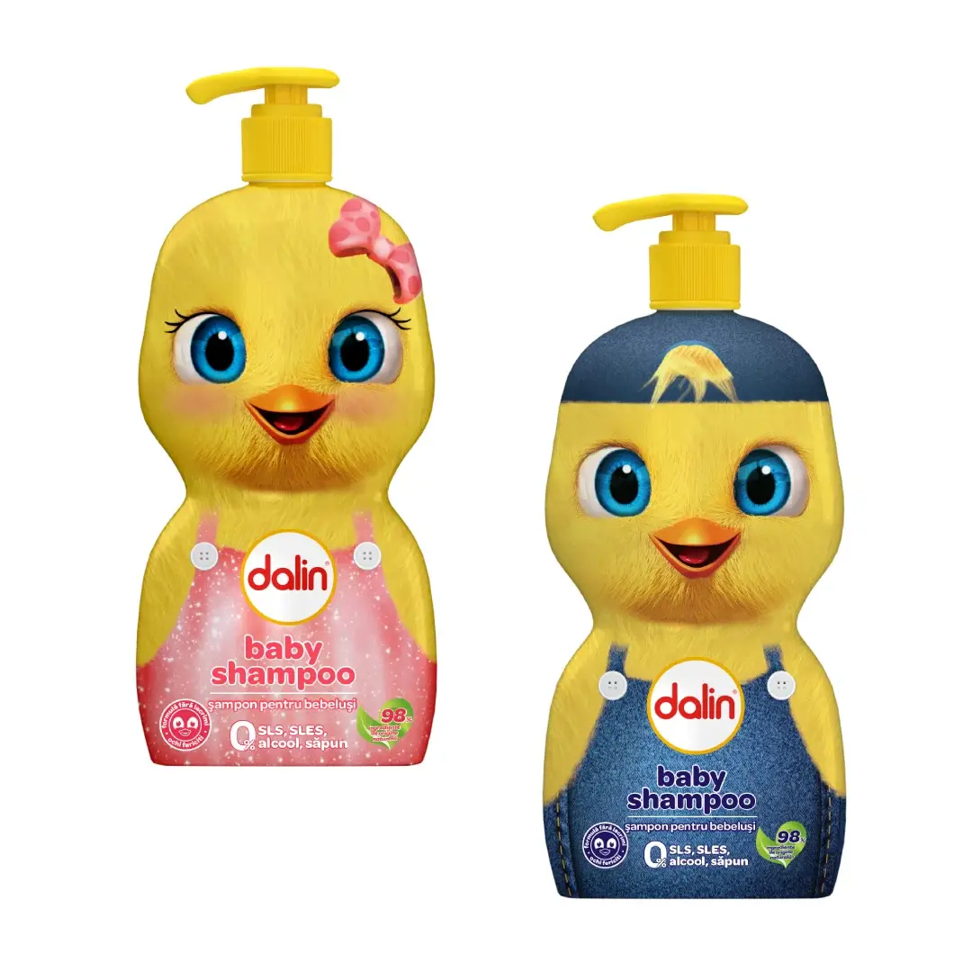 Sampon pentru par si corp jucarie pui, 1 bucata, 500 ml, Dalin