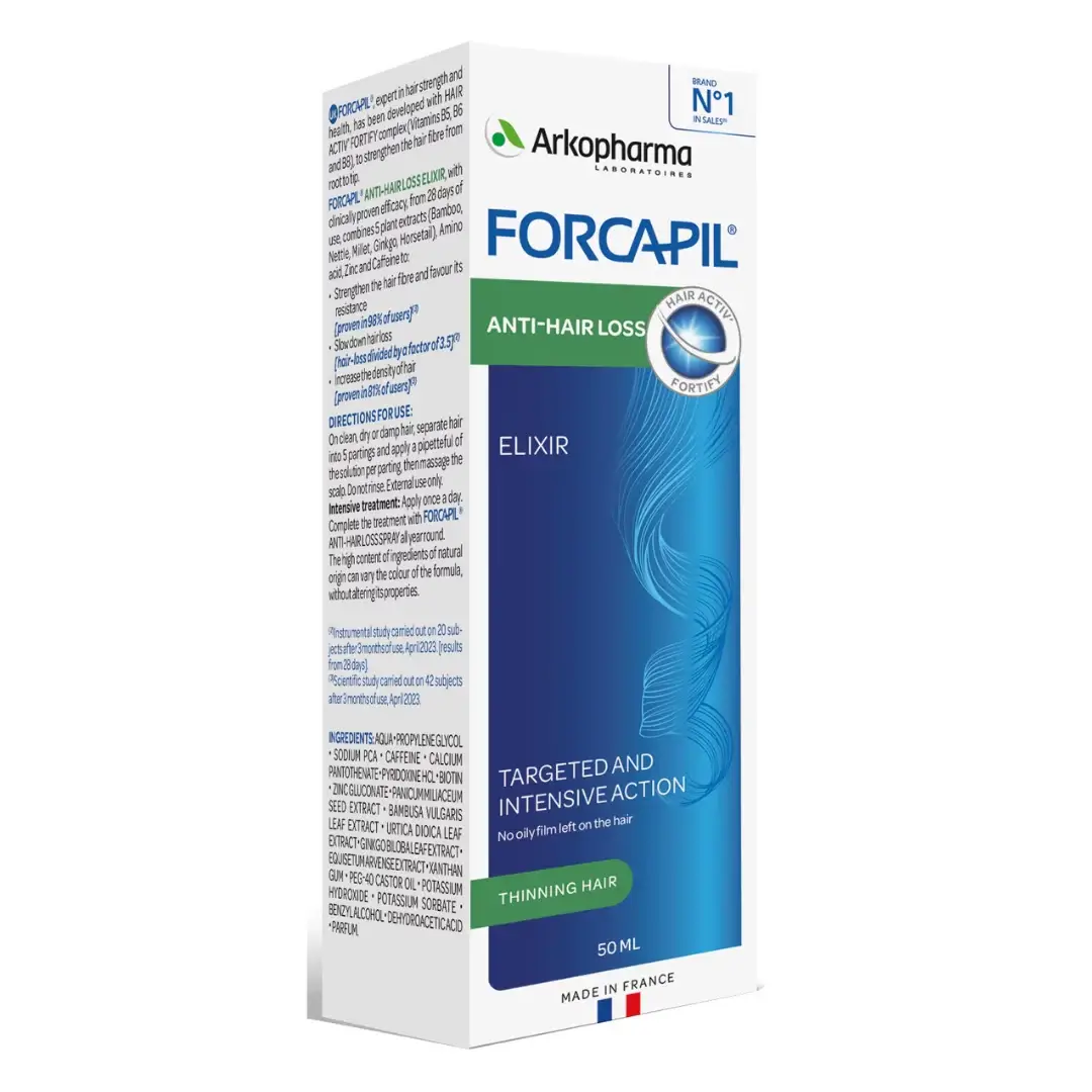 Elixir impotriva caderii parului, 50 ml, Forcapil