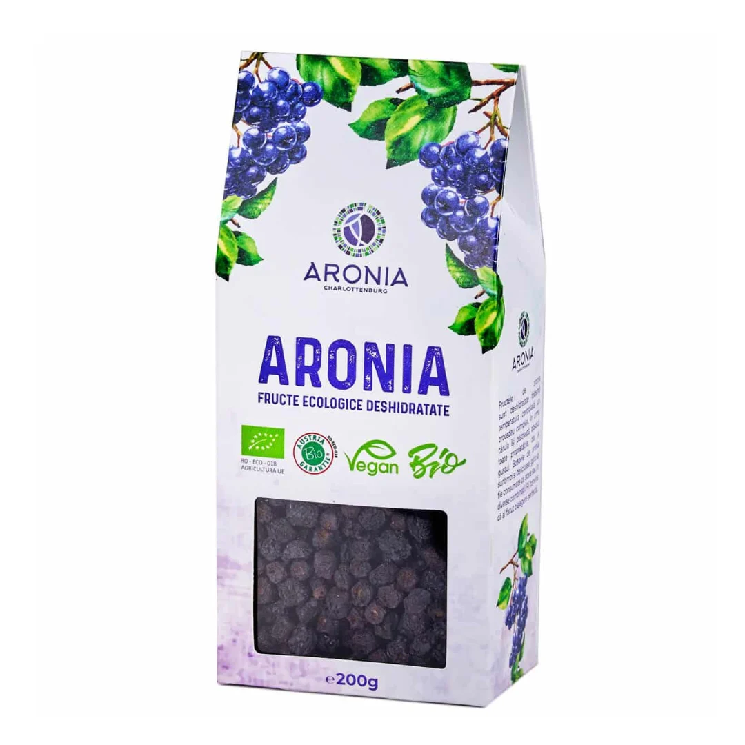 Fructe uscate de aronia, 200g, Aronia Charlottenburg
