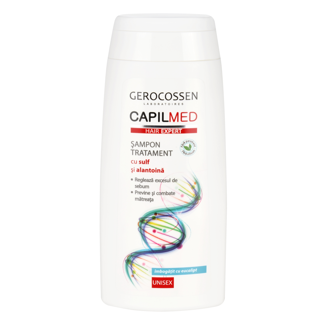 Sampon tratament cu Sulf si Alantoina Capilmed, 275 ml, Gerocossen