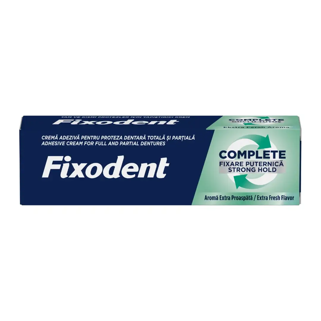 Crema adeziva Complete Extra Fresh, 47g, Fixodent
