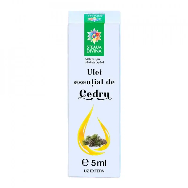 Ulei esential de Cedru, 5 ml, Steaua Divina
