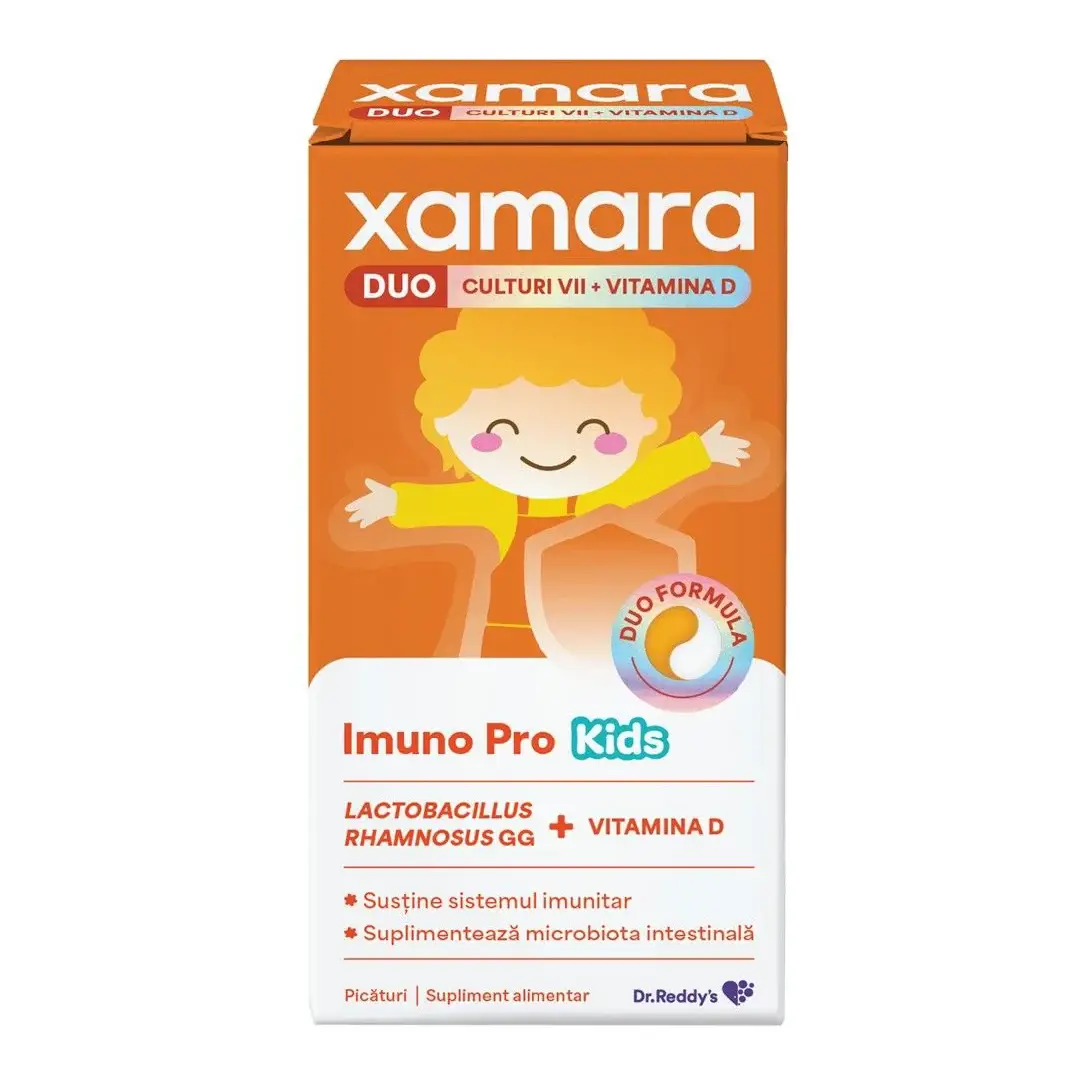 Xamara Duo Imuno Pro Kids picaturi, 10 ml, Dr. Reddys