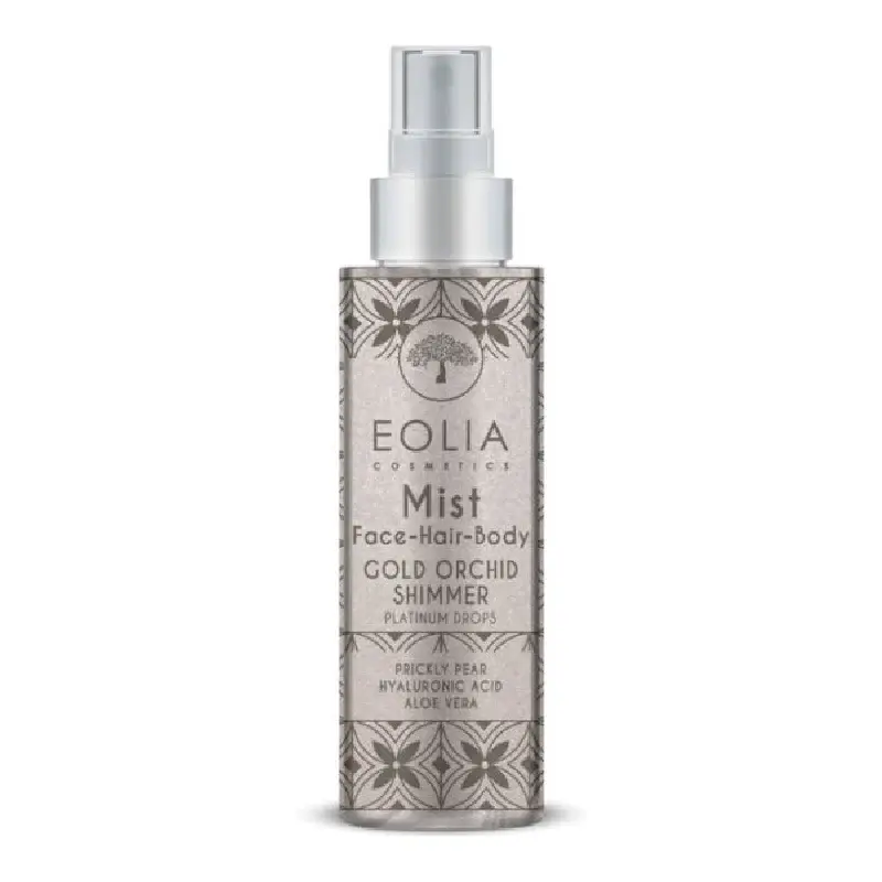 Spray stralucitor de Fata, Par si Corp Platinum Drops, 150 ml, Eolia