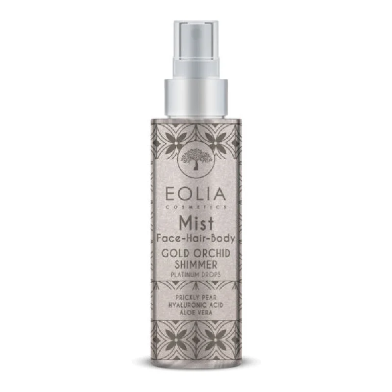 Spray stralucitor de Fata, Par si Corp Platinum Drops, 150 ml, Eolia