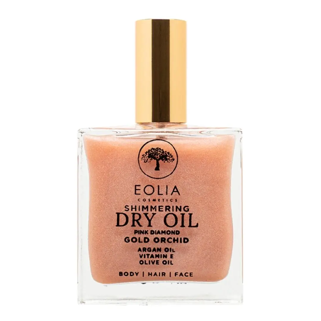 Ulei uscat cu sclipici, Pink Diamond, 100 ml, Eolia