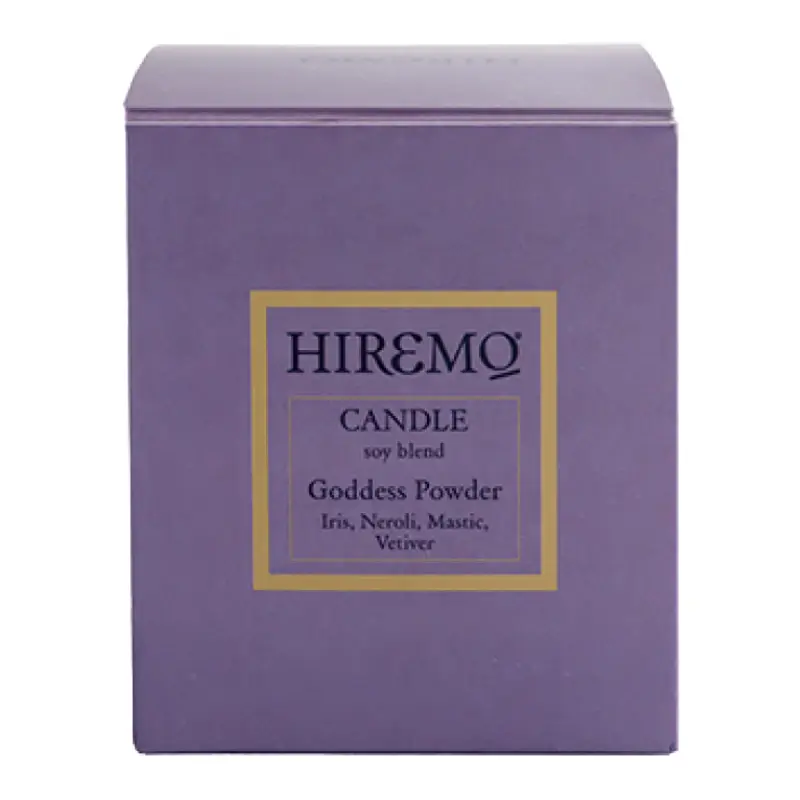 Lumanare din ceara de soia Goddess Powder Hiremo, 250 ml, Eolia