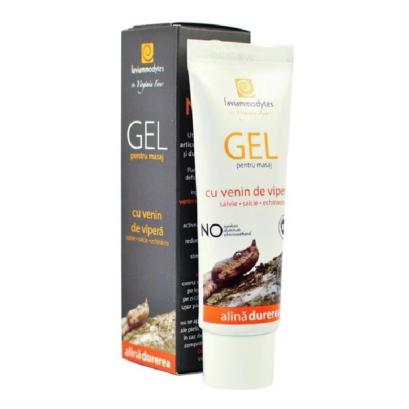 Gel pentru masaj cu venin de vipera, Viperel, 50 ml, Viper Cosmetics