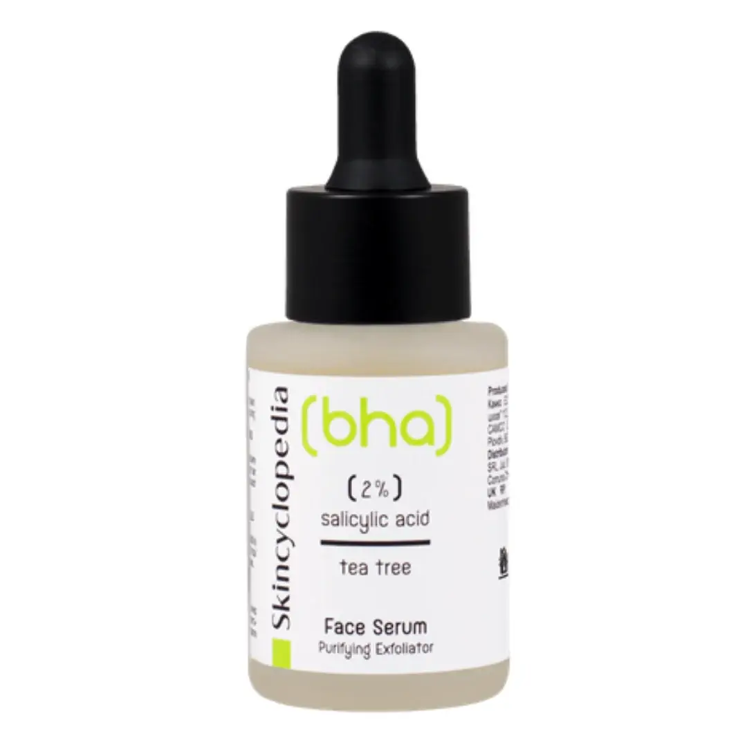 Ser facial cu 2% acid salicilic + ulei arbore de ceai, 30ml, Skincyclopedia