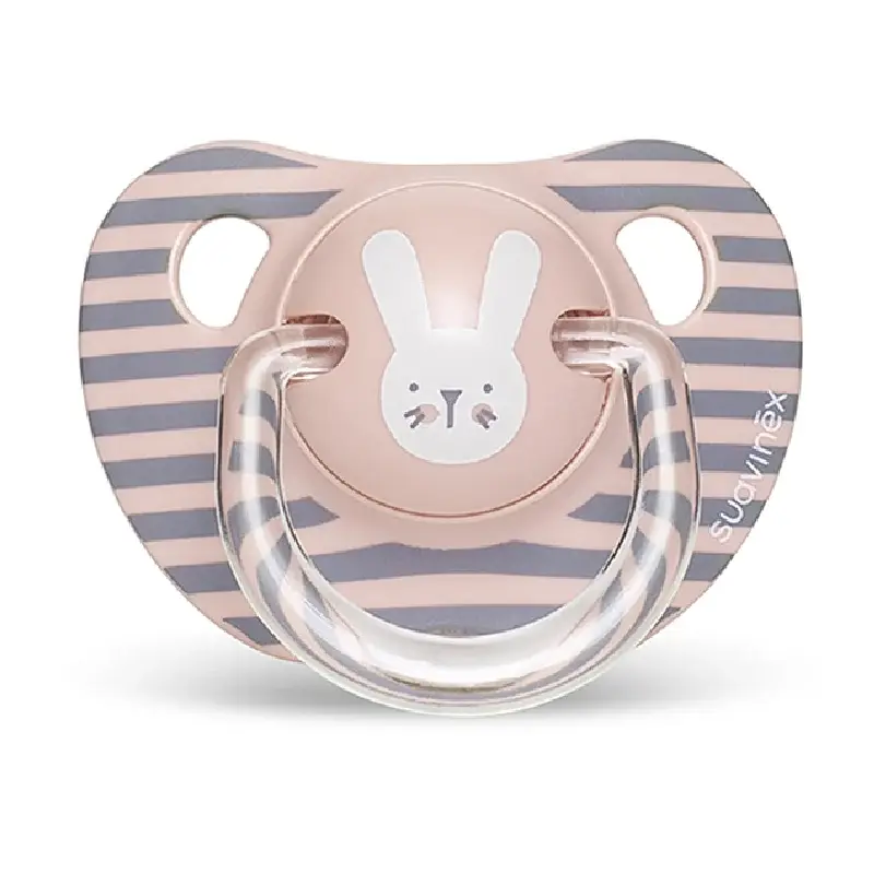 Suzeta anatomica, 6–18 luni, roz, Hygge Baby, Suavinex