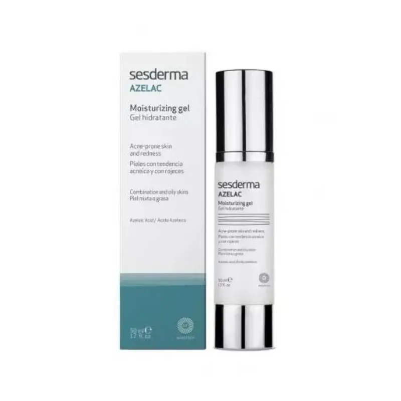 Gel hidratant pentru ten mixt si gras Azelac, 50 ml, Sesderma
