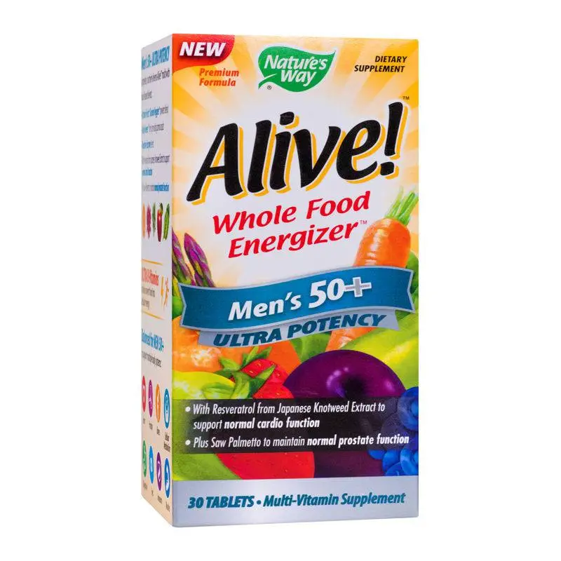 Secom Alive Men's Ultra 50+,  pentru sanatatea barbatilor, 30 tablete