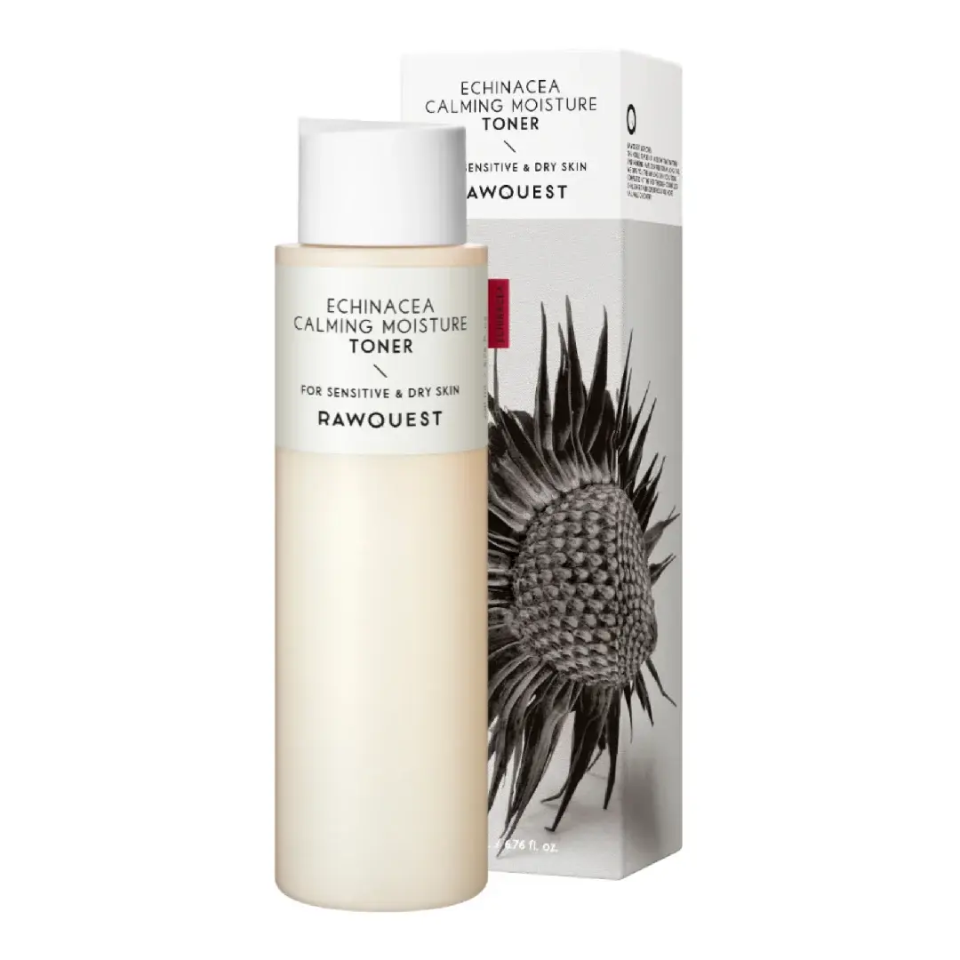 Toner calmant si hidratant, piele sensibila&uscata, 200 ml, Rawquest