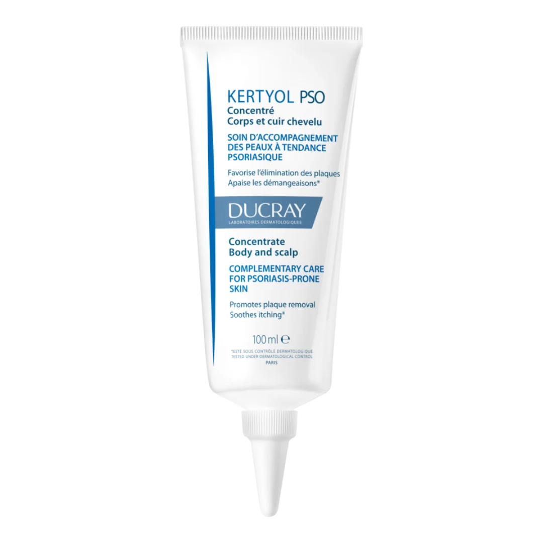 Concentrat pentru scalpul si corpul predispus la psoriazis Kertyol PSO, 100 ml, Ducray