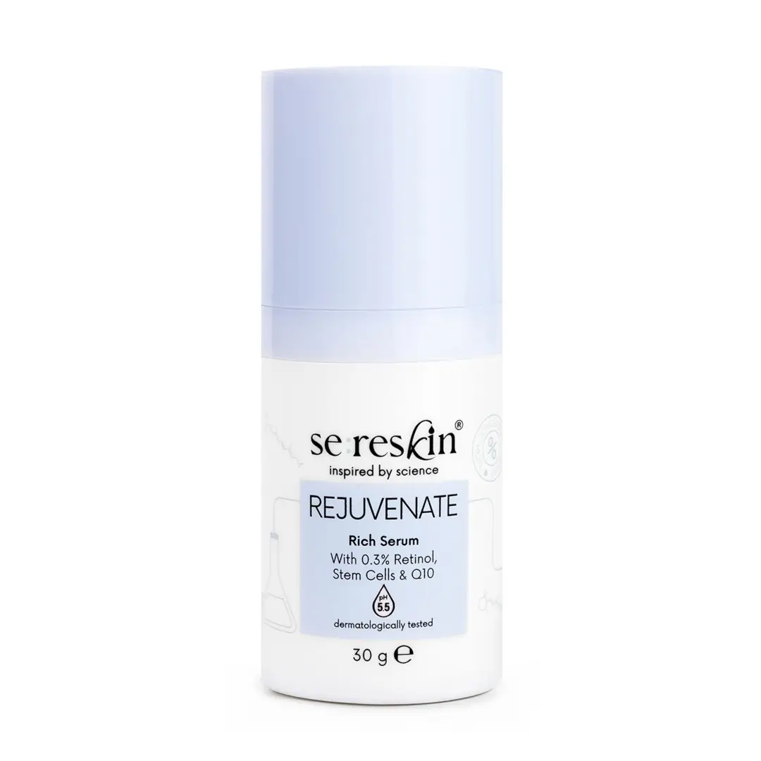 Serum cu retinol, coenzima Q10 si celule stem Rejuvenate, 30g, Se:Reskin