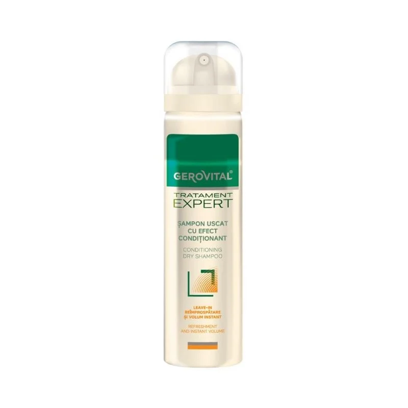 Sampon uscat cu efect conditionat Tratament Expert, 200 ml, Gerovital