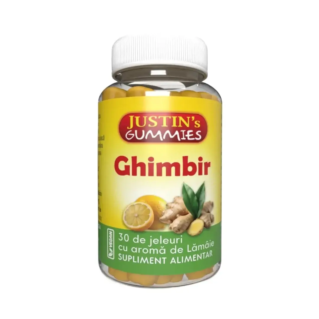 Ghimbir, 30 jeleuri, Justin Pharma