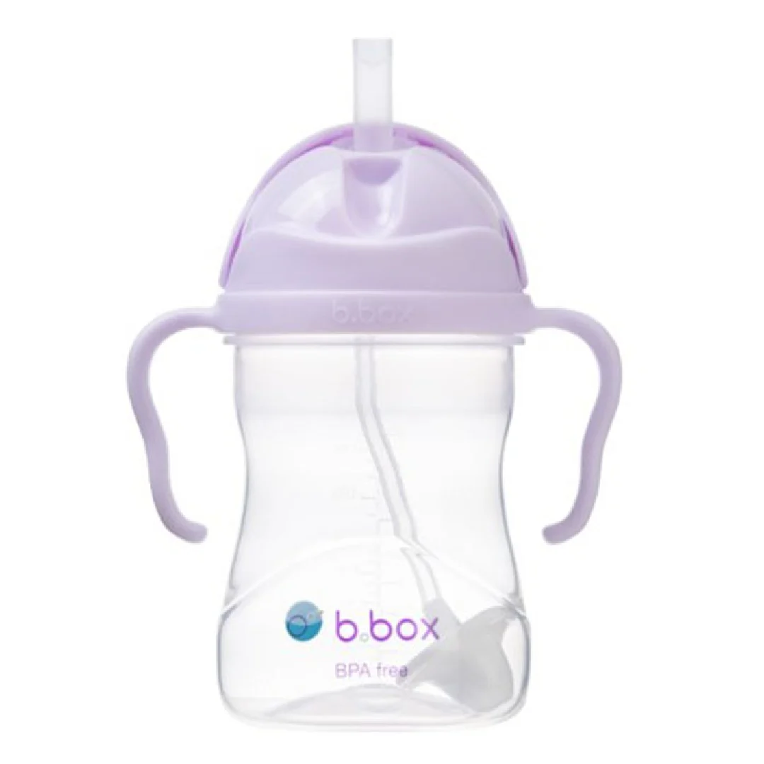 Cana cu pai, 6 luni+, Mov, 240 ml, B.Box