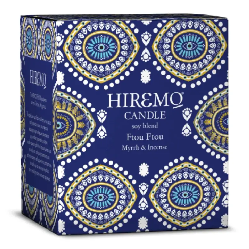 Lumanare din ceara de soia Ftou Ftou Hiremo, 250 ml, Eolia