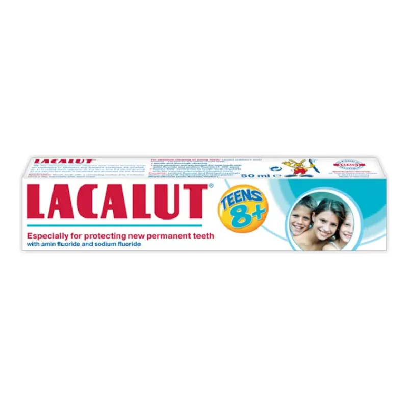Pasta de dinti Teens +8 ani, 50 ml, Lacalut