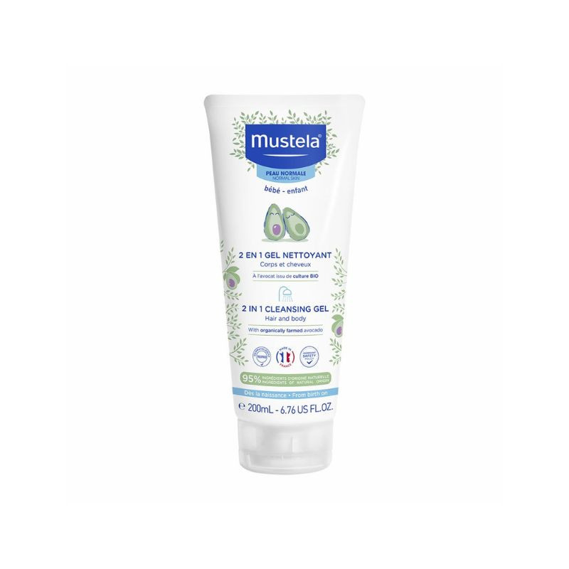 Gel de curatare 2 in 1 par si corp, 200ml, Mustela