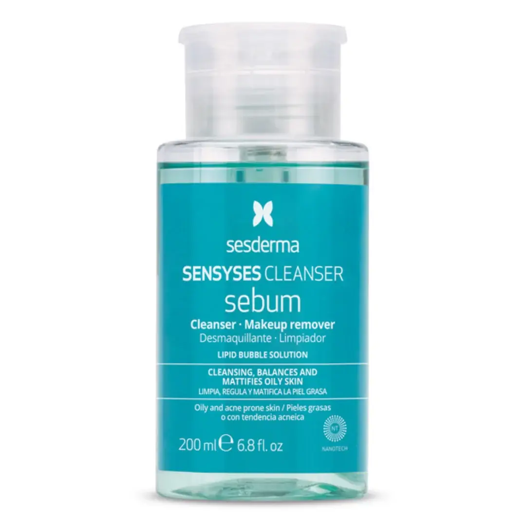 Apa lipozomala pentru ten gras cu tendinta acneica Sebum, 200ml, Sesderma