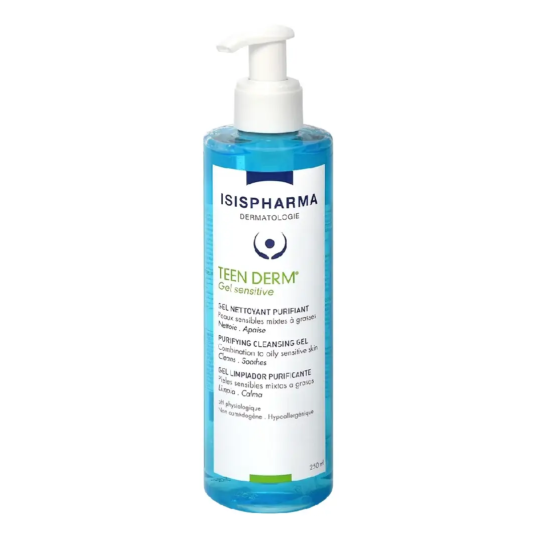 Gel de curatare purifiant Teen Derm Sensitive, 250 ml, IsisPharma