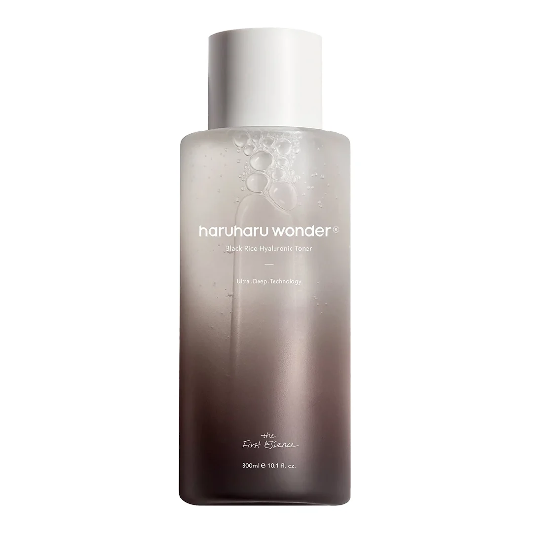 Toner cu acid hialuronic Black Rice, 300 ml, Haruharu