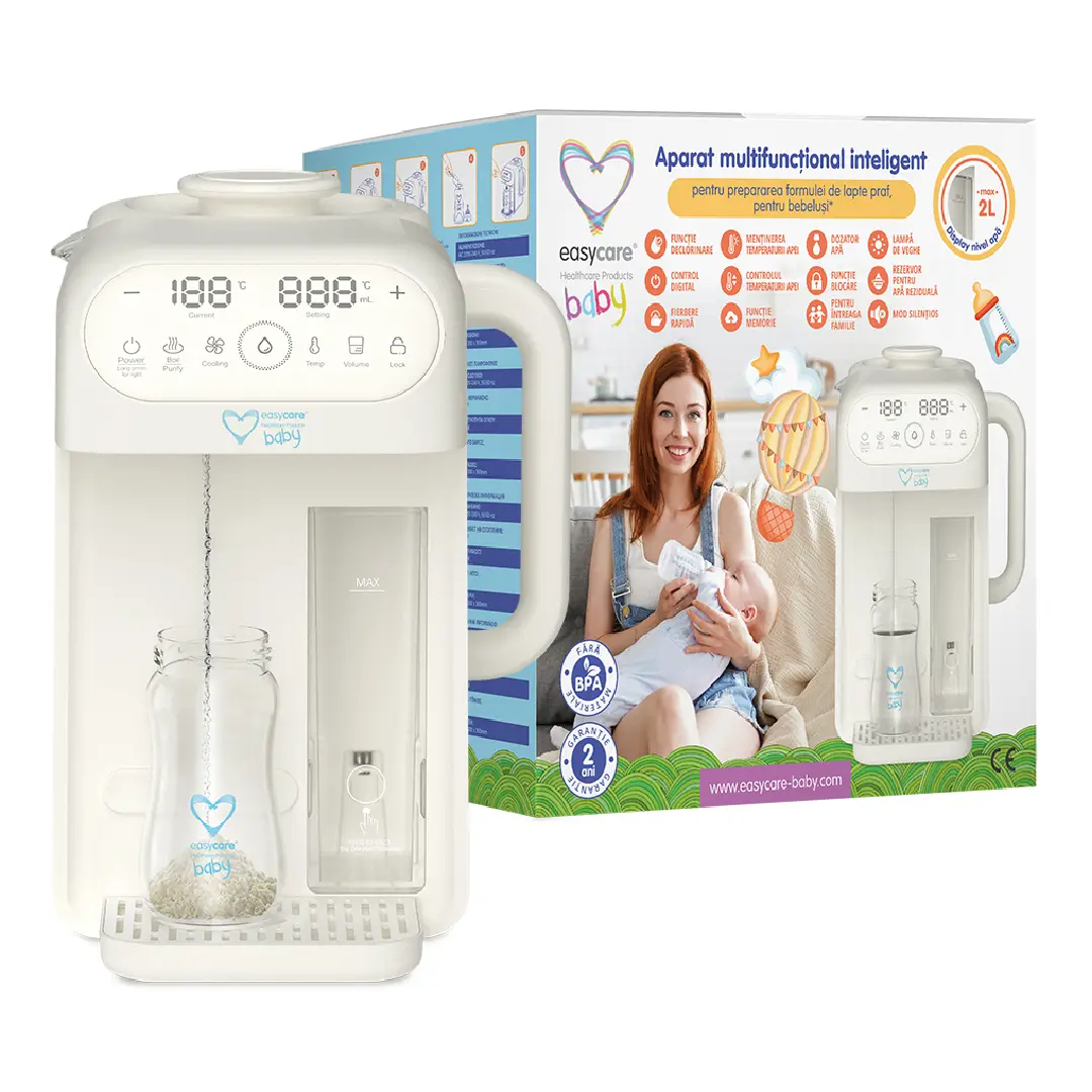 Aparat multifunctional inteligent pentru preparare lapte praf formula, EasyCare Baby
