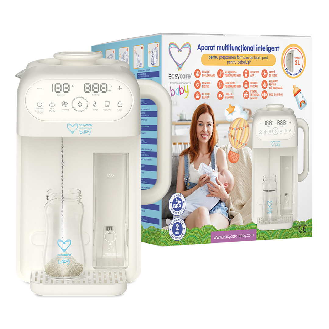 Aparat multifunctional inteligent pentru preparare lapte praf formula, EasyCare Baby
