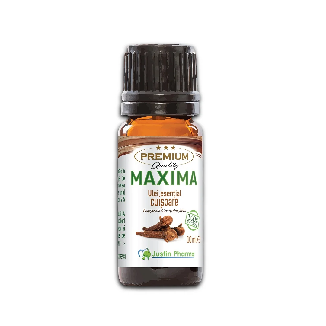 Ulei esential de cuisoare, uz extern, 10 ml, Justin Pharma