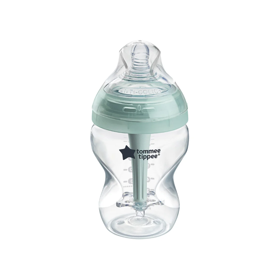 Biberon cu autosterilizare Advanced Anti-colici Natural Start, 0 luni+, 260 ml, Tommee Tippee