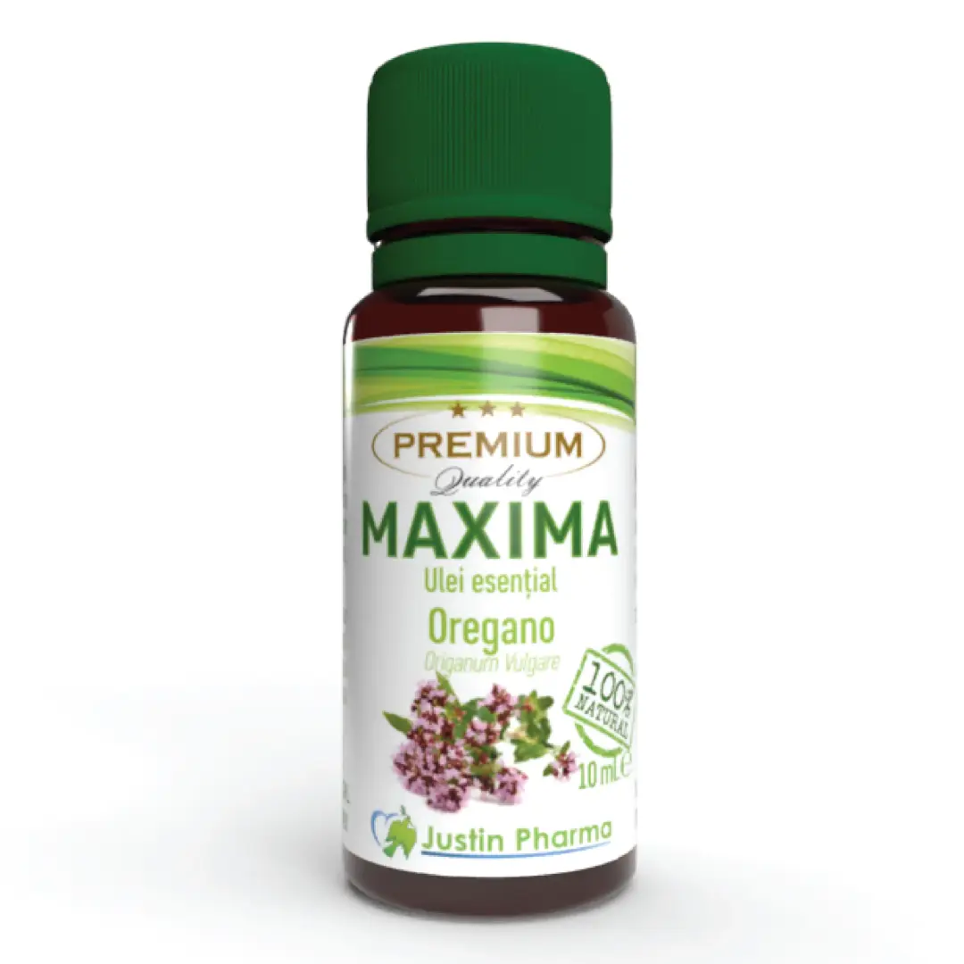 Ulei esential de oregano, uz extern, 10 ml, Justin Pharma
