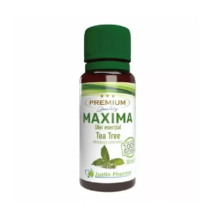 Ulei esential Tea Tree, 10 ml, Justin Pharma