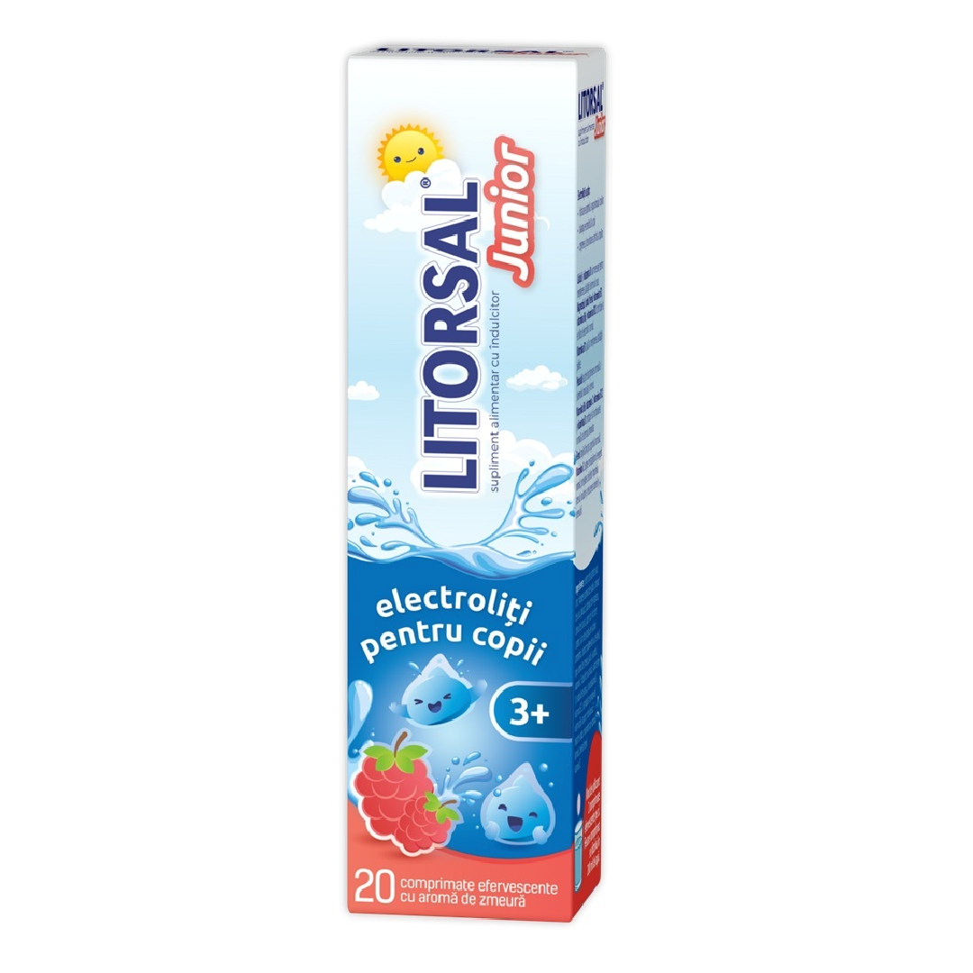 Litorsal Junior 3+ ani, 20 comprimate efervescente, Zdorvit