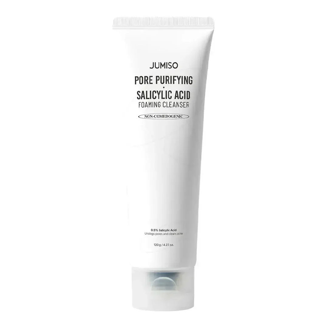 Spuma de curatare cu Acid Salicilic 0.5%, Pore Purifying, 120 ml, Jumiso